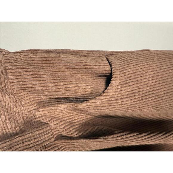 NWT Halara High Waisted Corduroy Casual Pants Cocoa Brown Size Large, Tall - Picture 6 of 12